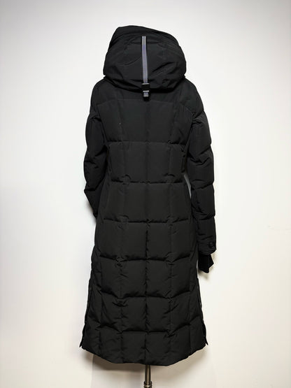 Women's Canada Goose Elmwood Extra Long Down Pre-Owned Parka Arctic Tech Box Quilt