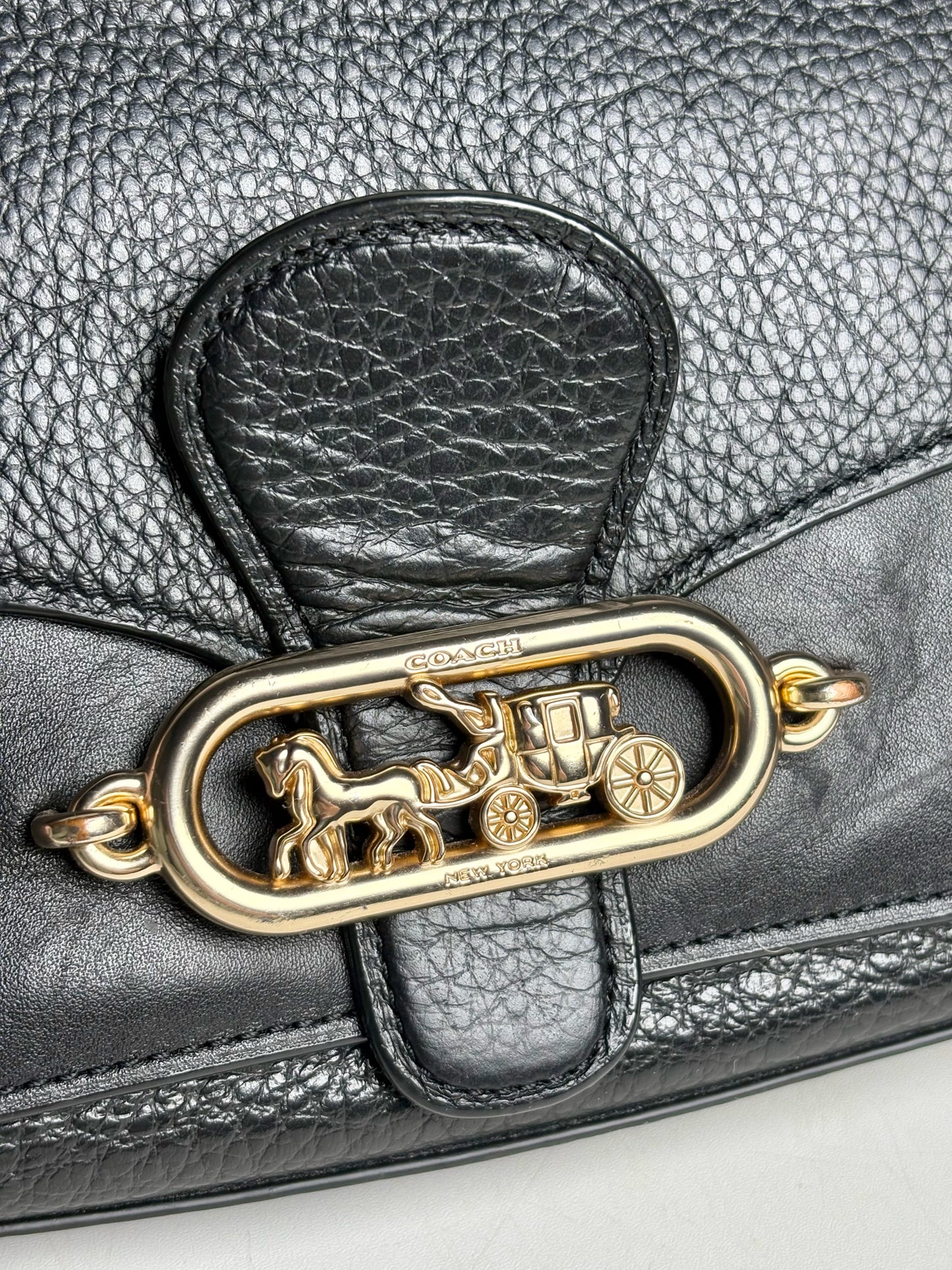Coach 91105 Jade Shoulder Leather Pre-owned Purse