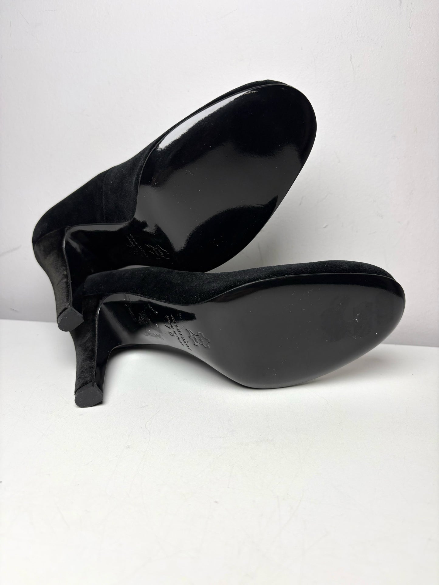 W Shoe Size 7 Jill Stuart Black Velvet Women's NWT Heels