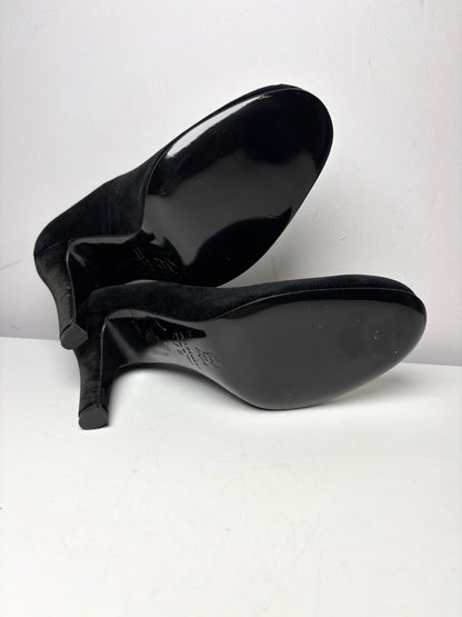 W Shoe Size 7 Jill Stuart Black Velvet Women's NWT Heels