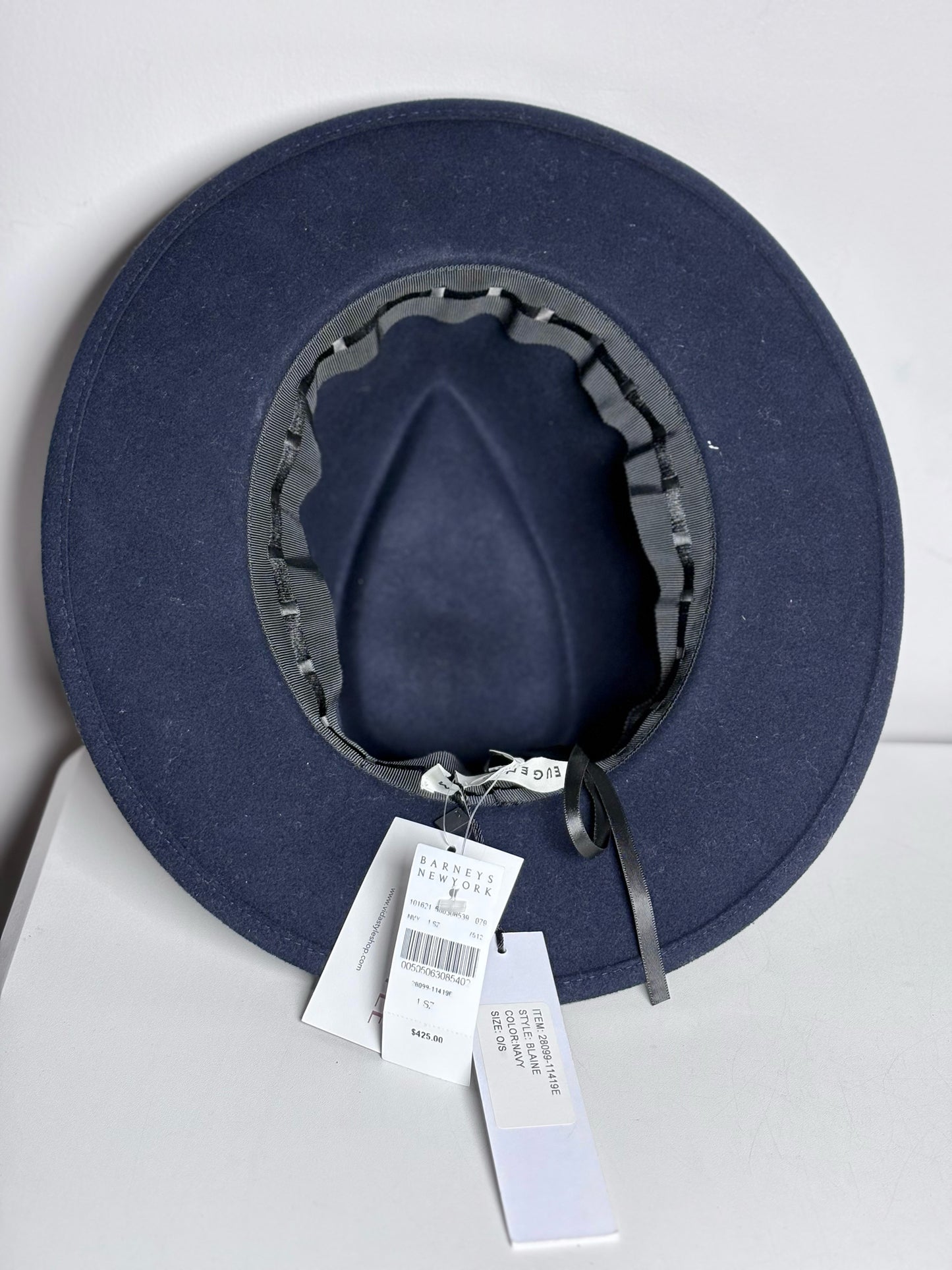 Eugenia Kim 100% Wool Navy Blue Hat