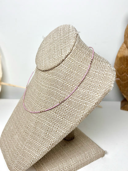 Abacus Row 14K Gold Filled Beads + Pink Japanese Miyuke BeadsArche  Necklace
