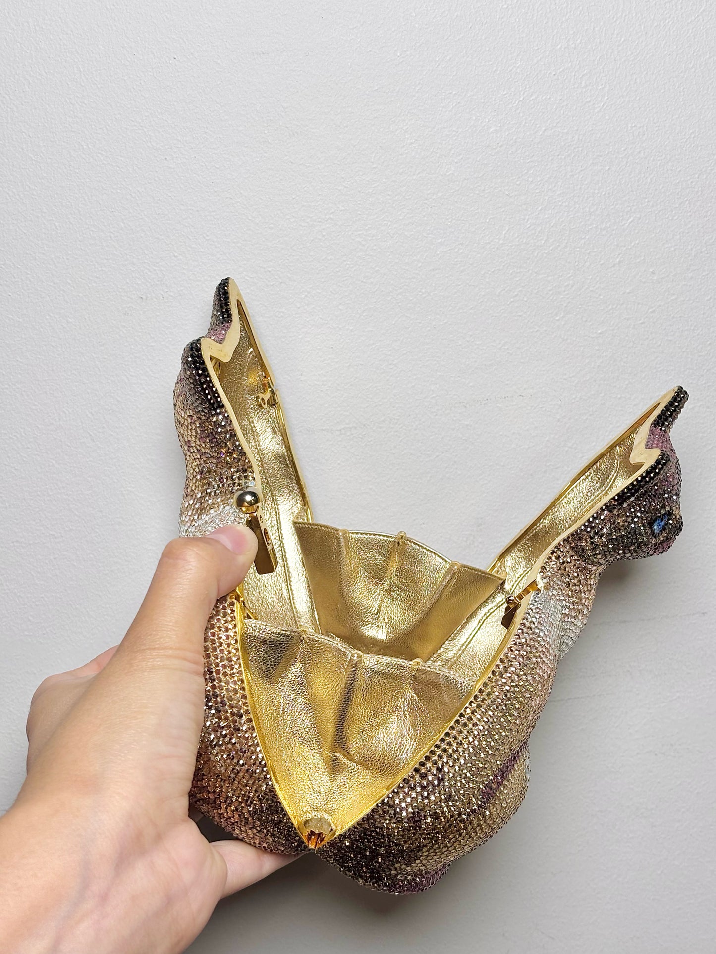 Judith Leiber Siamese Cat Swarovski Clutch Evening Clutch Bag