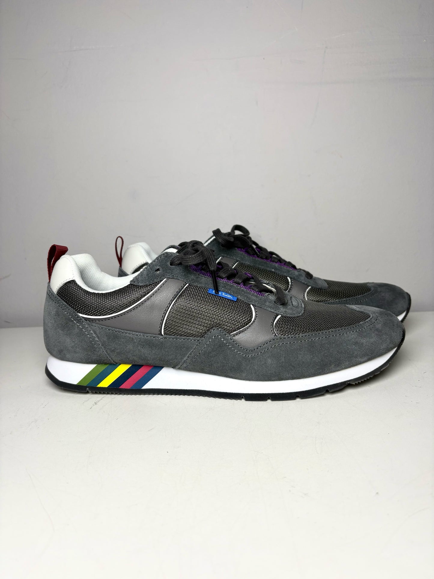 Paul Smith Grey & White Suede Men's NWT, Pre-owned 9 Sneakers