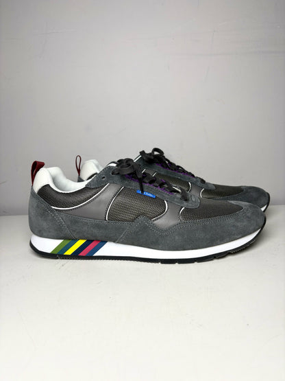 Paul Smith Grey & White Suede Men's NWT, Pre-owned 9 Sneakers