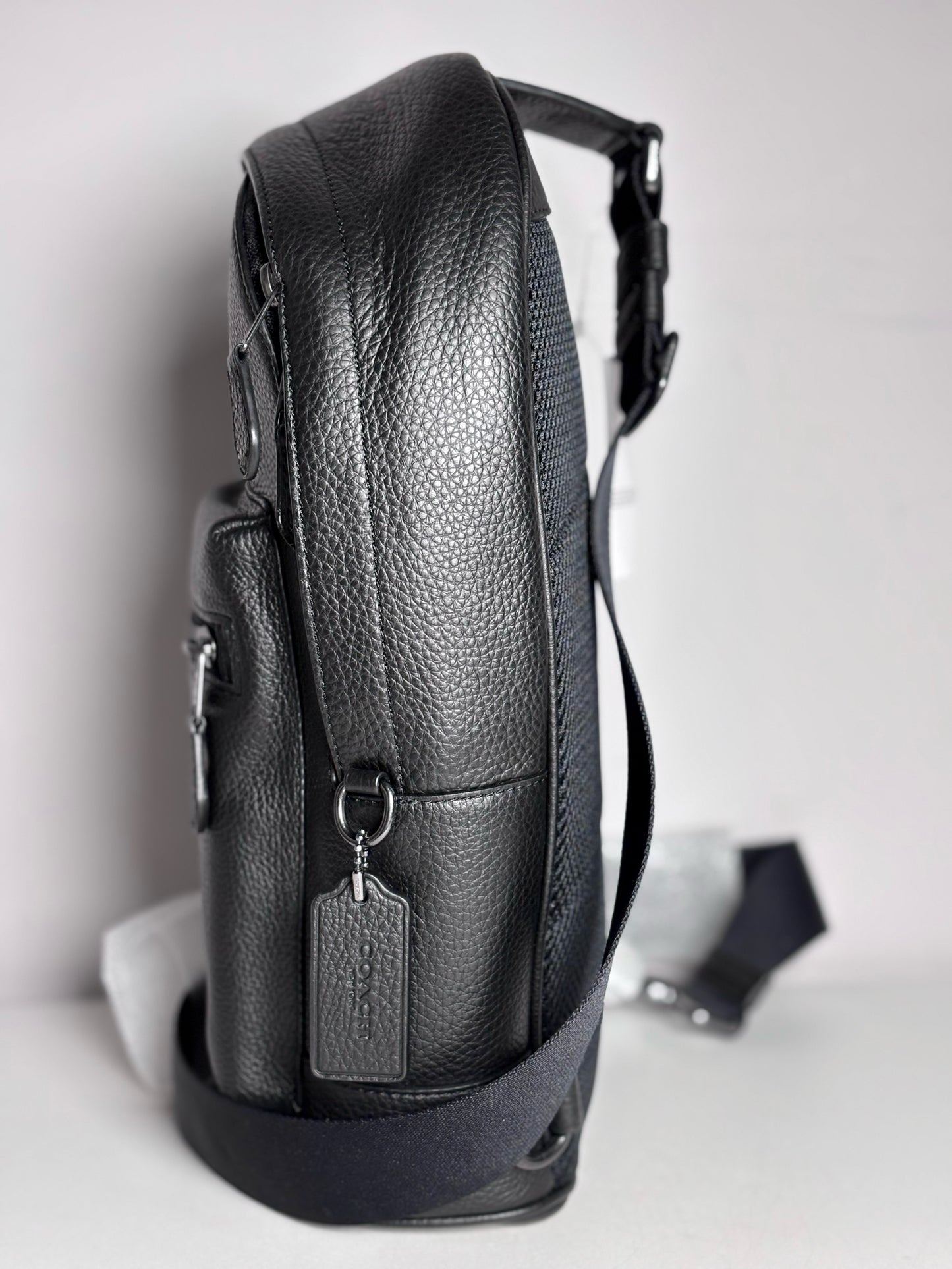 Leather Coach Leather NWT Black Backpack
