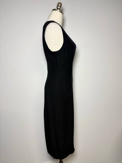 Women Size 44 (8 US) Marni Black, gray Colorblock Sheath Dress