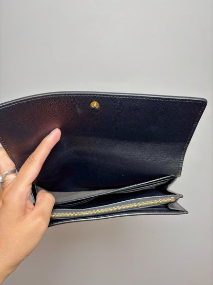 Leather Celine Black Wallet