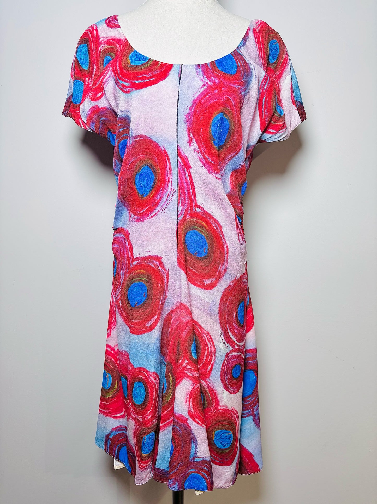 Women Size 46 Marni Red Swirl Dress