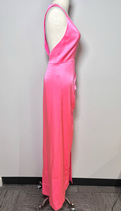 Women Size 8 Alice + Olivia Neon Pink Solid Dress