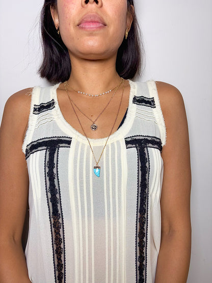 Gold Plated Liv Oliver Necklace