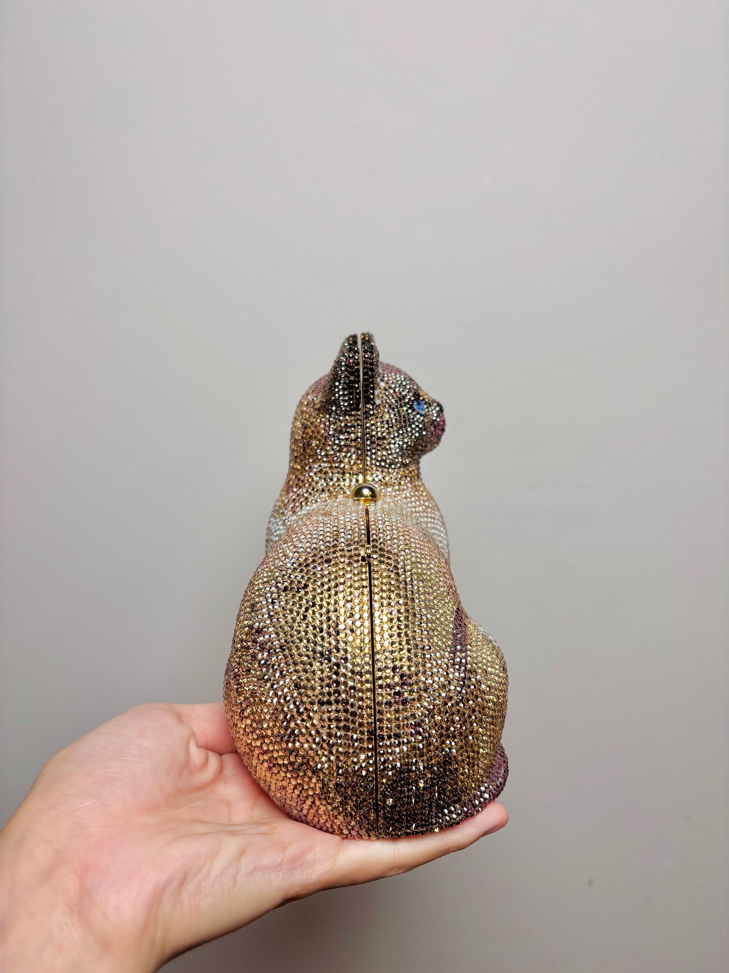 Judith Leiber Siamese Cat Swarovski Clutch Evening Clutch Bag