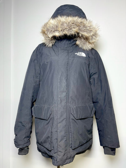 The North Face Black Recycled Fabric Solid Men's Mens Size L Coat