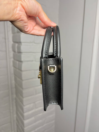 Valentino Mario Valentino Black Bonbonniere Micro Purse