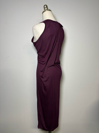 Women Size 36 (S) Lanvin Purple Tank Style Pre-owned, NWT Midi Dress