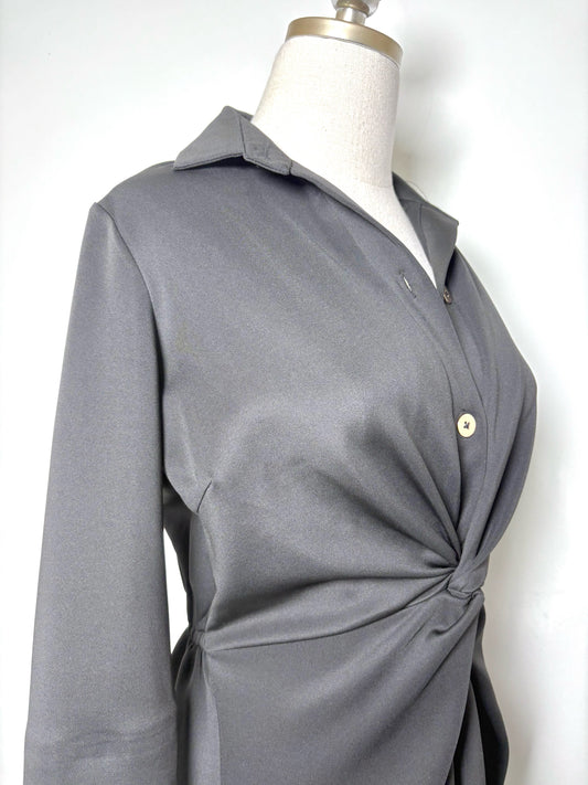 Women Size XS Gretchen Scott Black Solid Polyester, Spandex NWT Dress