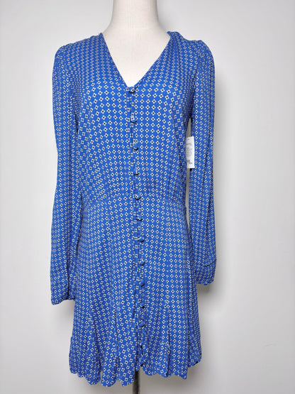 Women Size S Veronica Beard Blue, White Print Viscose blend Dress