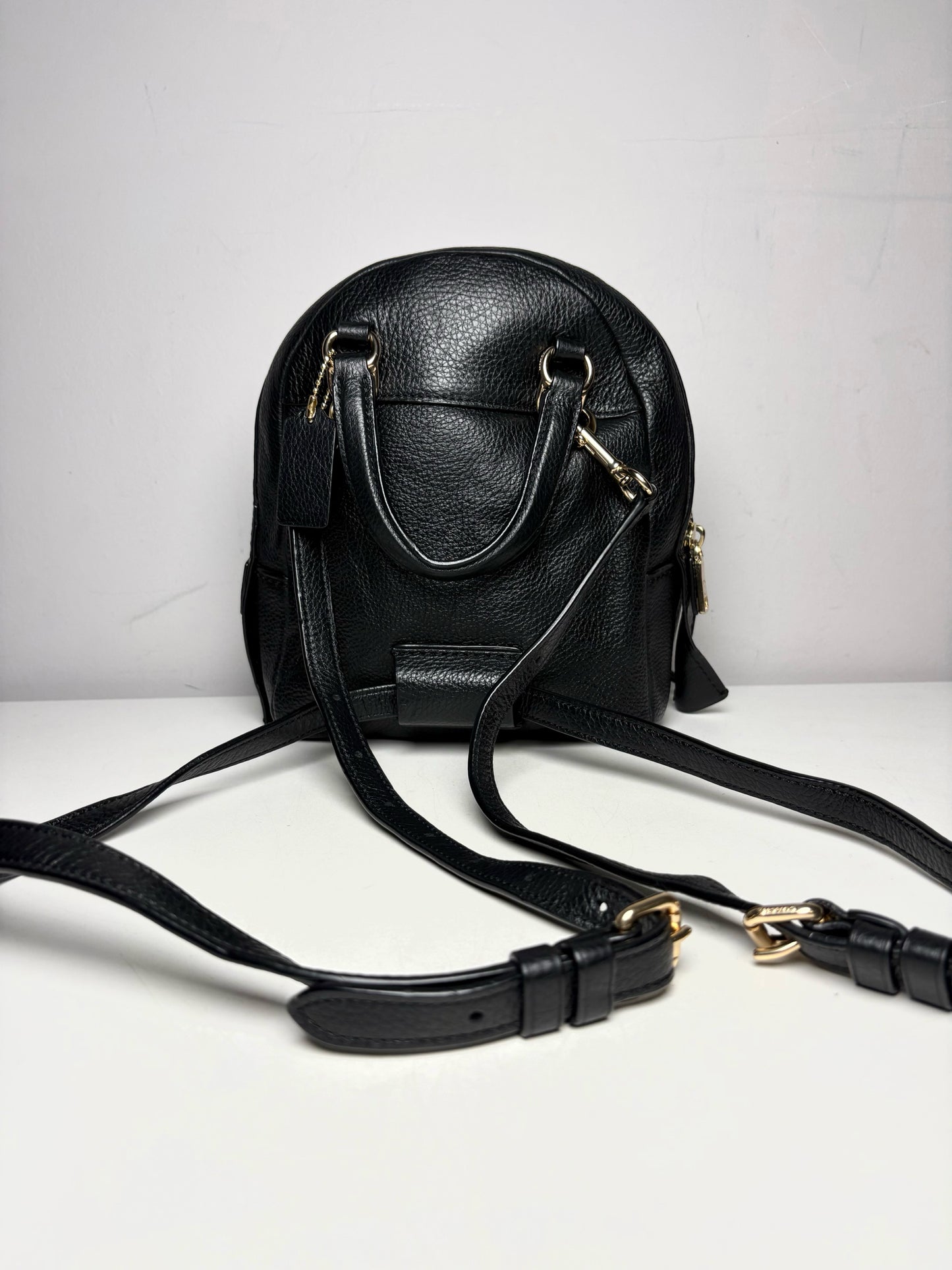 Coach Andi #F30530 Leather Pre-owned Black Cowhide Purse
