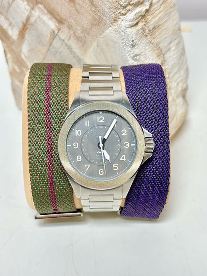 Silver Watch Yema SS Xtra Bands