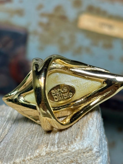 Alexis Bittar Gold, turquoise Ring