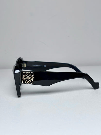Acetate Loewe 50MM Cat-Eye Pre-owned Black Sunglasses