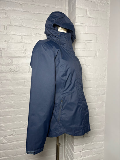 Women Size S The North Face Navy Solid Nylon, Polyester Jacket