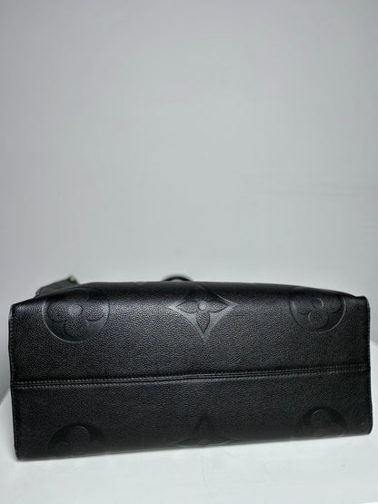 Louis Vuitton Monogram Empreinte Leather Pre-owned Black Purse