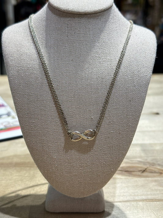 "Tiffany Infinity" Sterling Silver Tiffany & Co. Necklace
