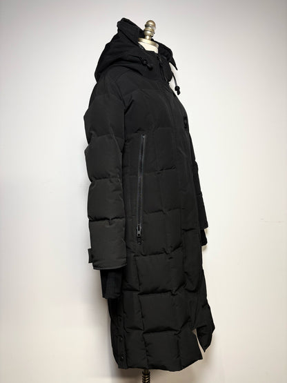 Women's Canada Goose Elmwood Extra Long Down Pre-Owned Parka Arctic Tech Box Quilt