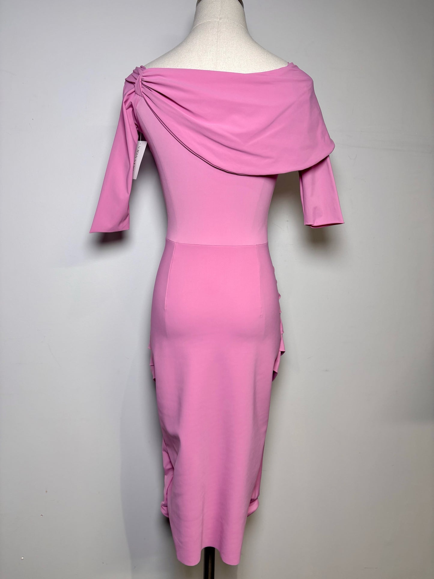 Women Size 38 Chiara Boni La Petite Robe Pink Solid Women's Pre-owned Dress