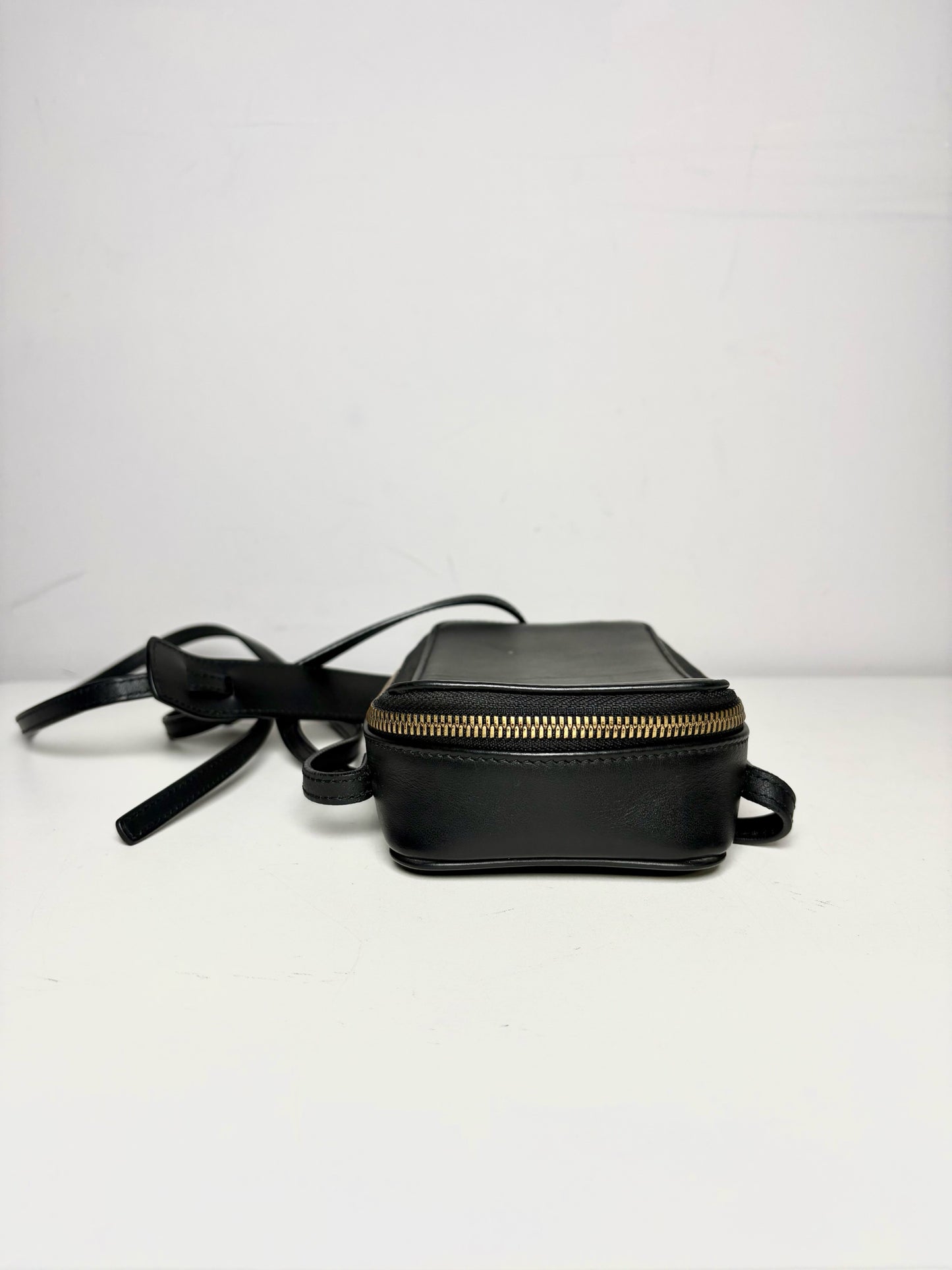 Emporio Armani Black Leather Men's Bag