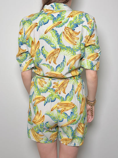 Women Size 6 Le Superbe Gray Bananas Pre-owned Jumpsuit