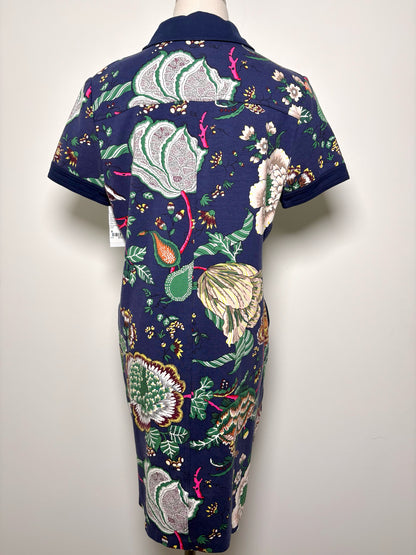 Women Size M Tory Burch Navy Floral Viscose Dress