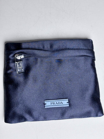Prada NWT Metal Hair Clip Silver Hair Pre-owned Accessory