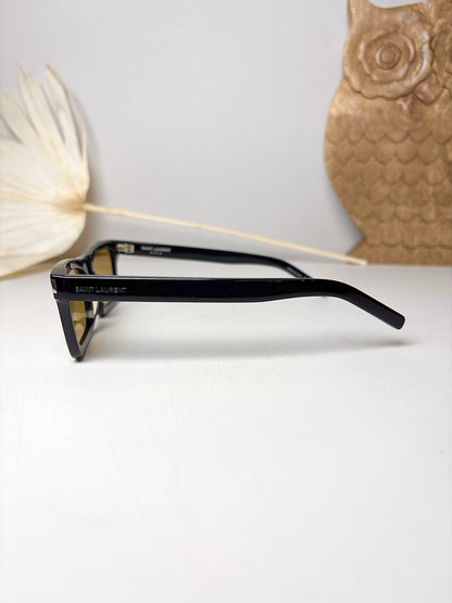 Saint Laurent Black New Wave Sunglasses