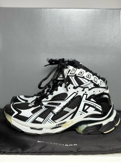 Balenciaga Black & White Abstract Men's Sneakers