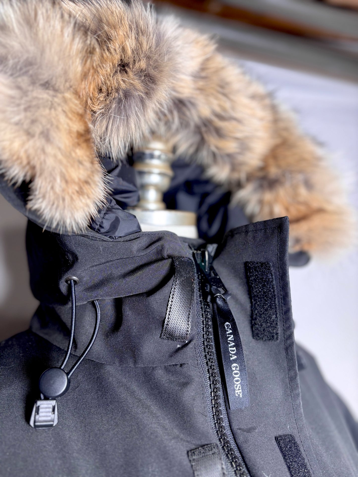 Canada Goose Black Polyester Blend Solid Men's M Jacket