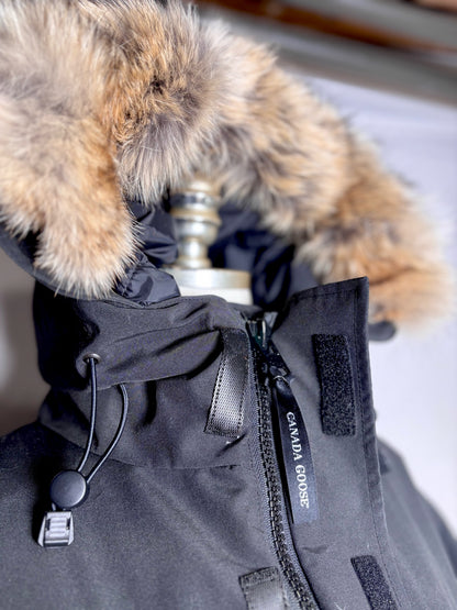 Canada Goose Black Polyester Blend Solid Men's M Jacket