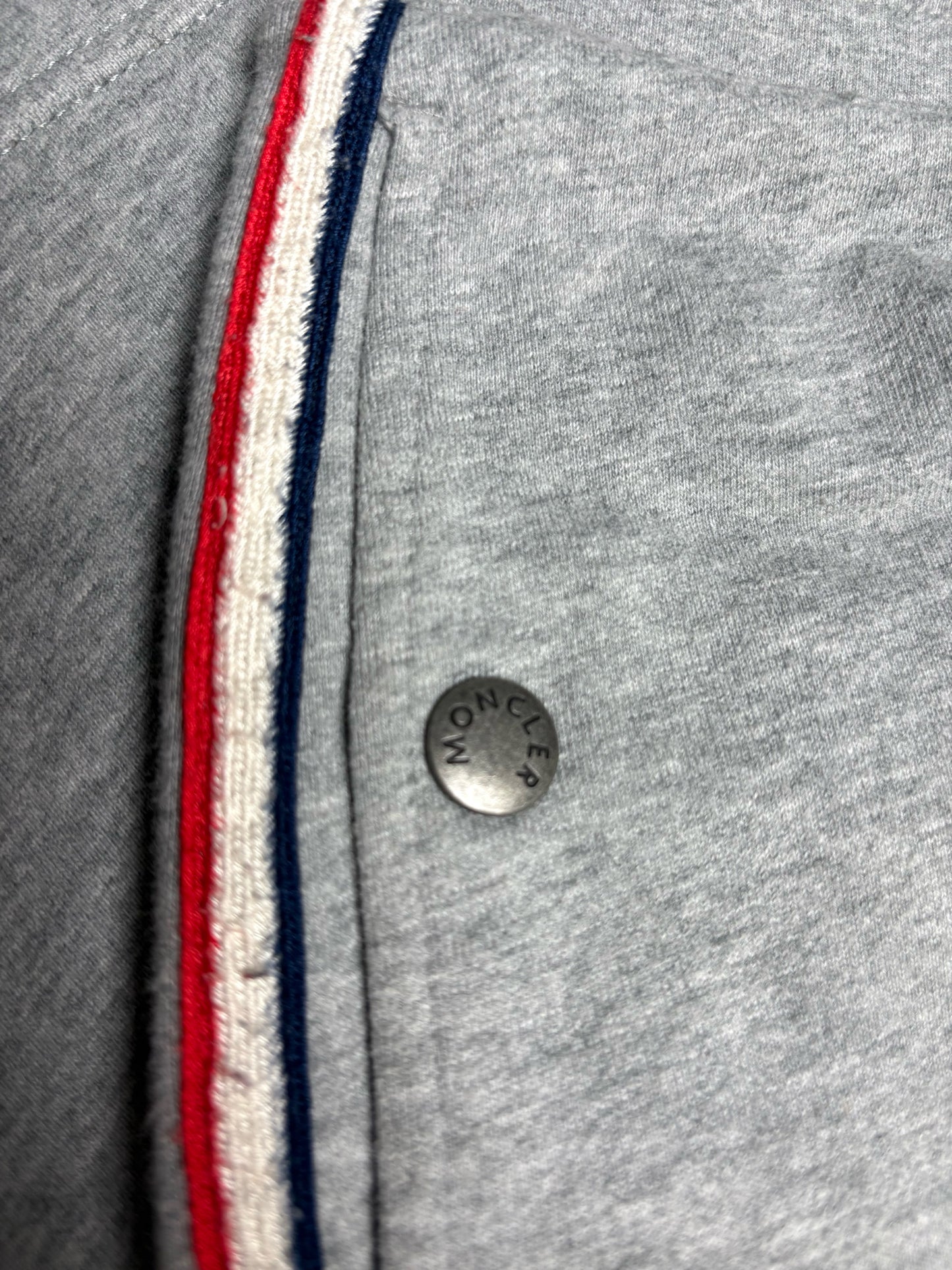 Moncler Gray Pure cotton Stripe Men's Mens Size L Shorts
