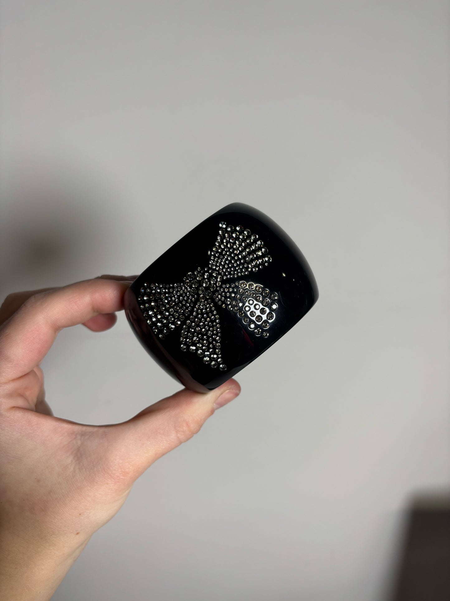 Chanel Crystal-Encrusted Logo, Bow Vintage Bracelet