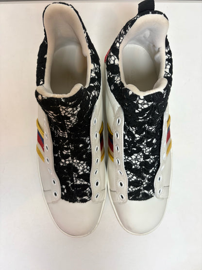 Size 38 (8) Gucci Ace High 'Lace" Sneaker Leather Women's