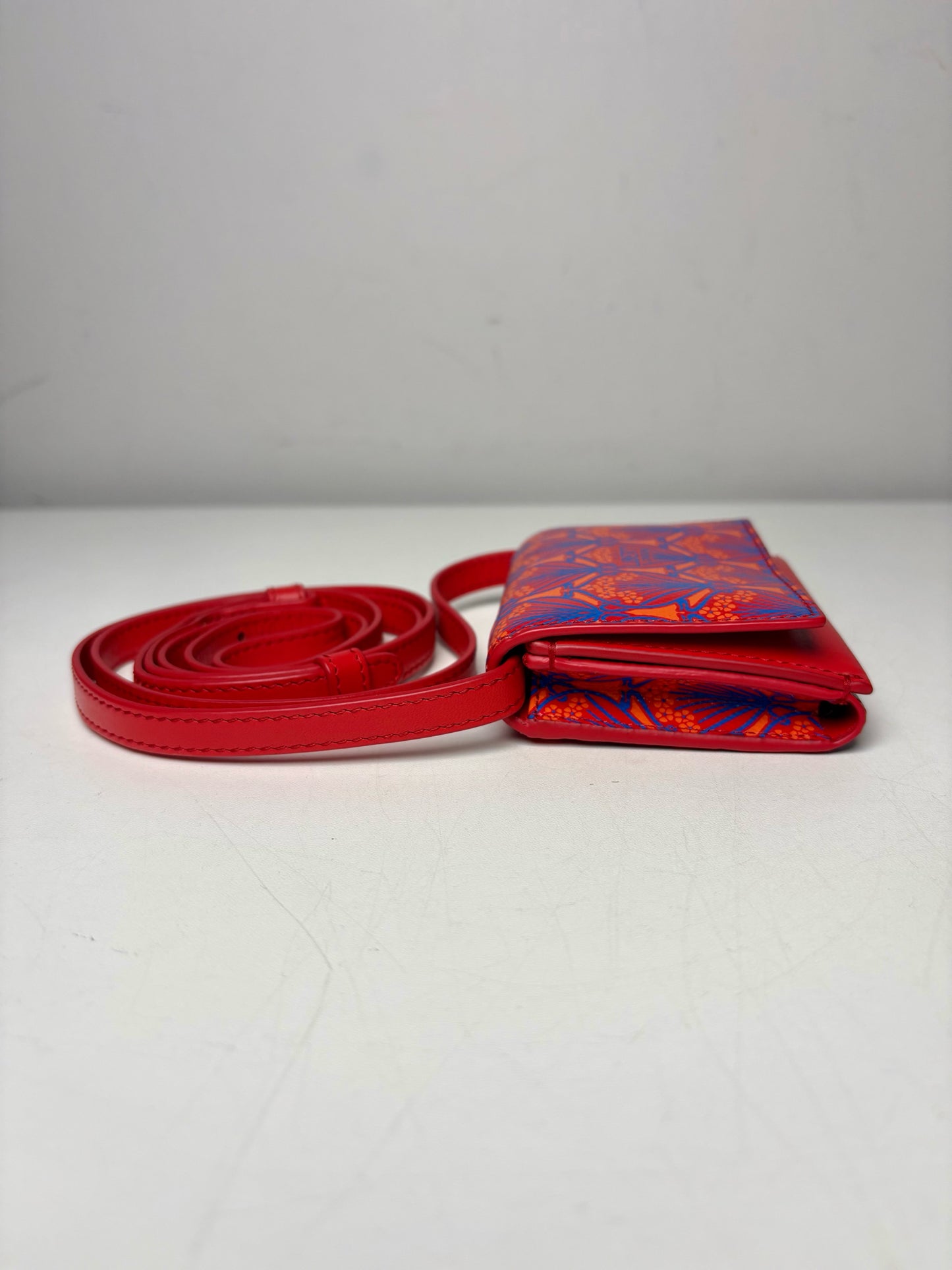 Women's Liberty London Card Case on Strap Red, Blue Pre-owned/NWT