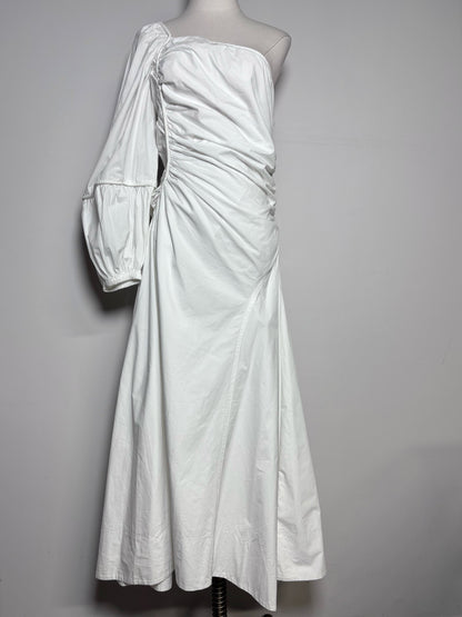 Women Size 8/M Ulla Johnson Florella White Pure cotton Pre-owned, NWT Dress