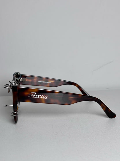 Arcus VEGA(UMBER)—ALPHA  Pre-owned, NWOT Brown/Black Acetate Sunglasses