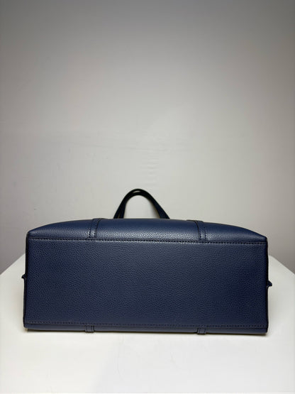 Women's Tory Burch Perry Triple Compartment Tote Navy Blue Pre-owned, NWT