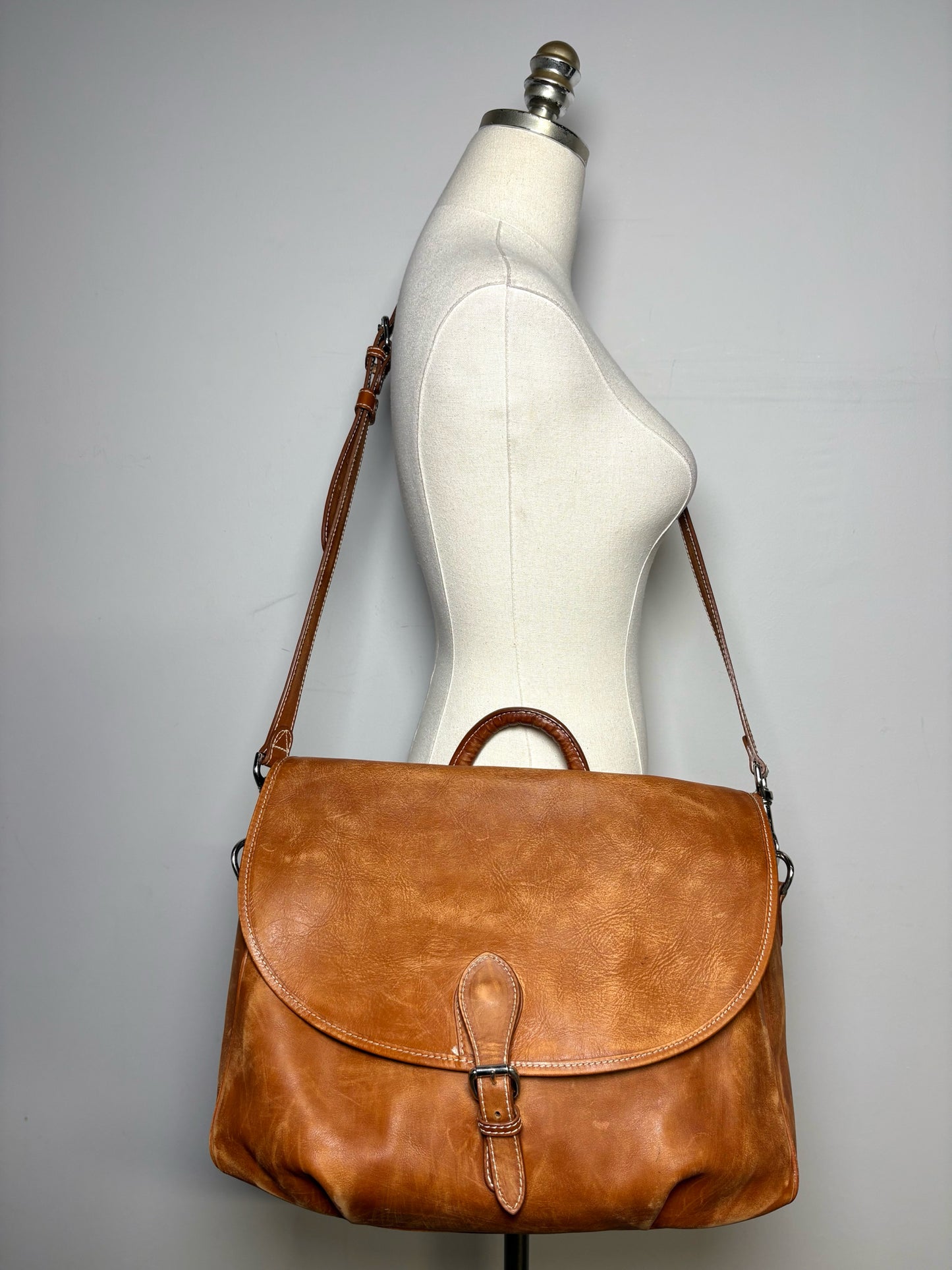 Mulholland Cognac Leather Men's Bag