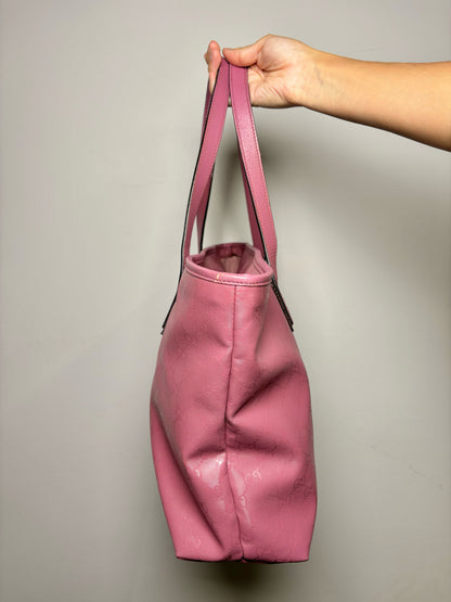 Gucci Monogram Coated Canvas Dusty Pink Purse