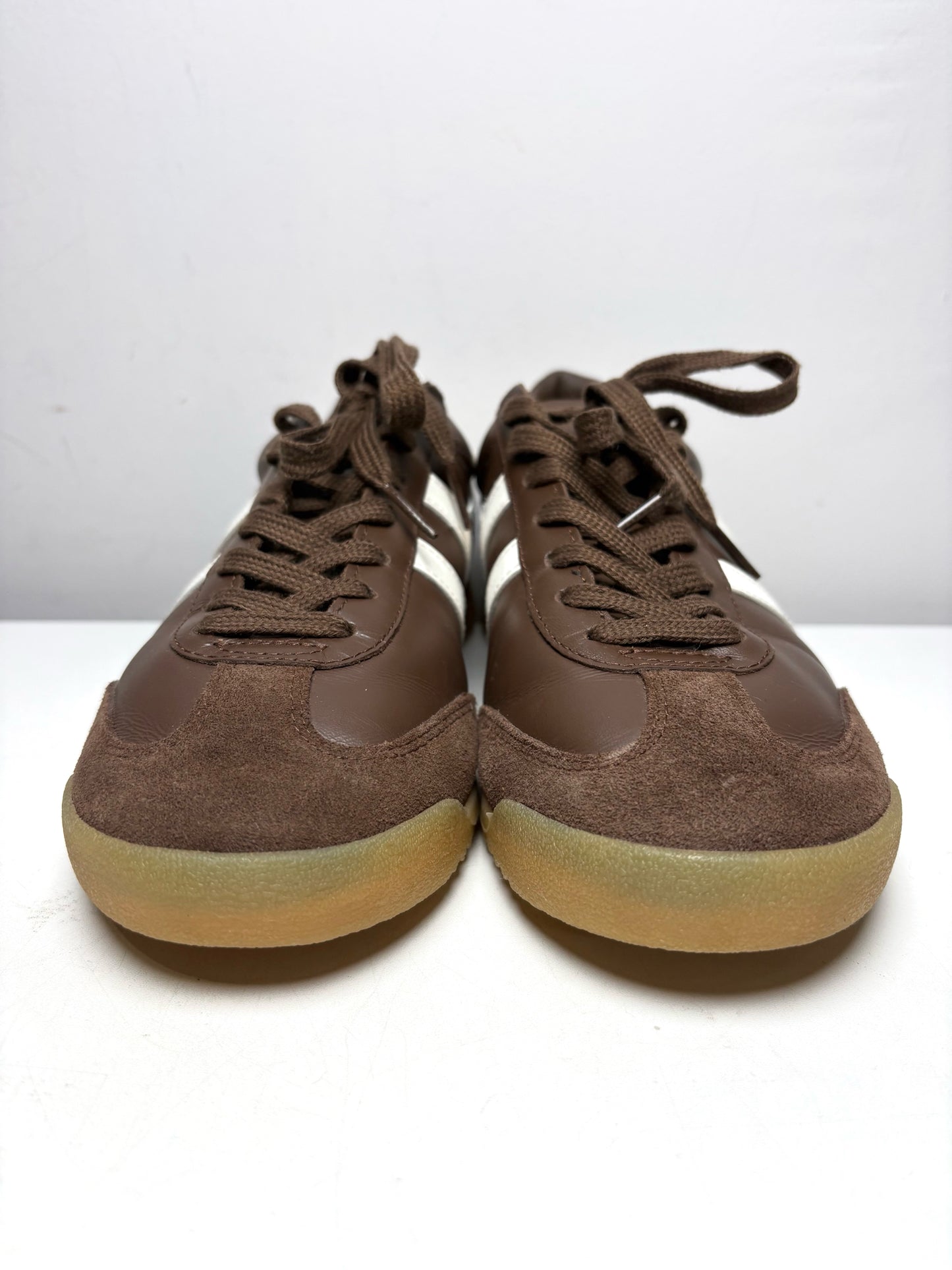 Women's Shoe Size 9.5 Gola Apollo Brown Suede & Cowhide Leather Pre-Owned Sneakers