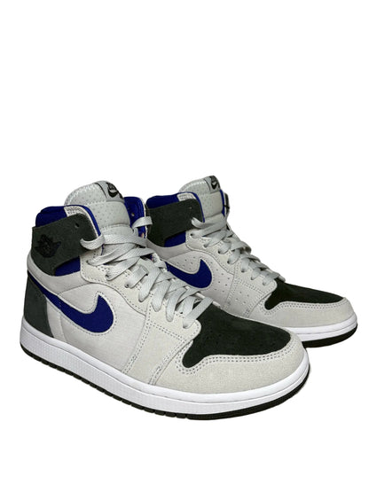 Women's Shoe Size 8.5 Nike Cobalt Blue & Charcoal Gray Suede NWT Pre-Owned High-Top Sneakers