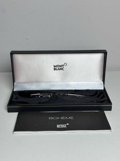 Men's Accessories Mont Blanc Black, Silver Platinum Pre-owned Pen